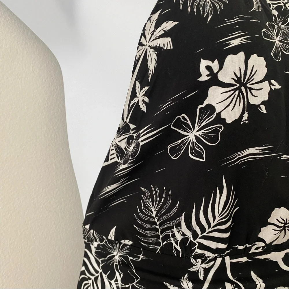 5/$25 Streetwear Society Tropical Tie-Back Dress or Swimsuit Coverup XL NWT - Picture 4 of 12